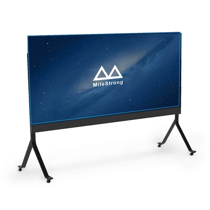 Exibição de sinalização digital interativa