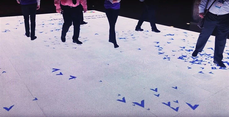 Painéis de piso LED