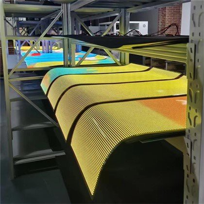 Visor de LED transparente adesivo